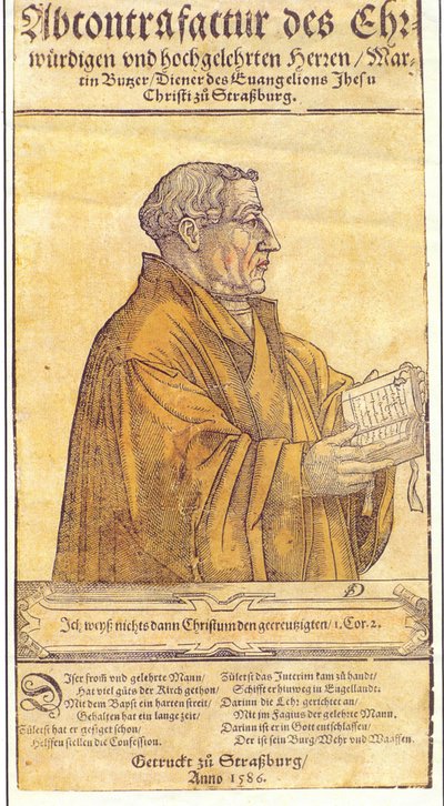 Martin Bucer 1491-1551 von Unbekannt