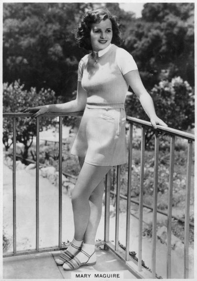 Mary Maguire, australische Schauspielerin, um 1936-1939 von Unbekannt