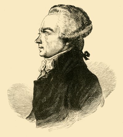 Maximilien Robespierre, um 1780 von Unbekannt