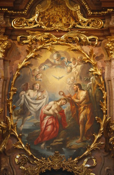Melker Abtei, Taufe Jesu, Melk, Österreich von Unbekannt