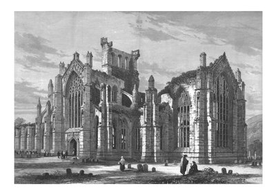 Melrose Abbey von Unbekannt