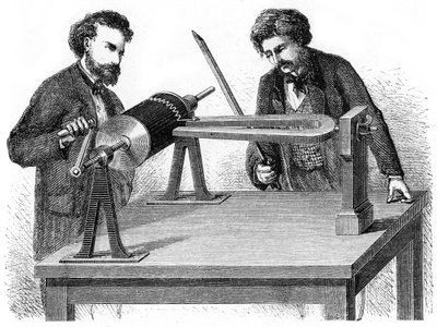 Phonautograph aus der Mitte des 19. Jahrhunderts, 1872 von Unbekannt