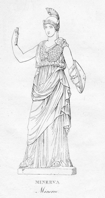 Minerva Minerve, ca. 1850 von Unbekannt