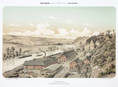 Bergbau, Metall-Erze Zinkwerke, Flone, Belgien von Unbekannt