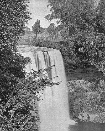 Minnehaha Falls, Minneapolis, Minnesota, USA, ca. 1900 von Unbekannt