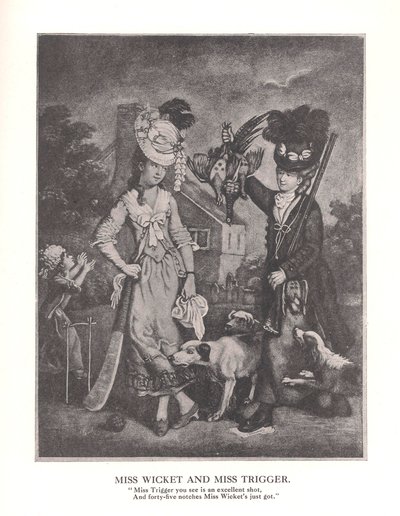Miss Wicket und Miss Trigger, ca. 1778, 1912 von Unbekannt