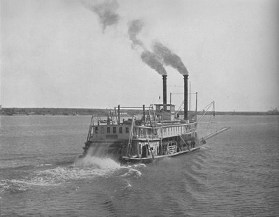 Mississippi-Dampfer, c1897 von Unbekannt