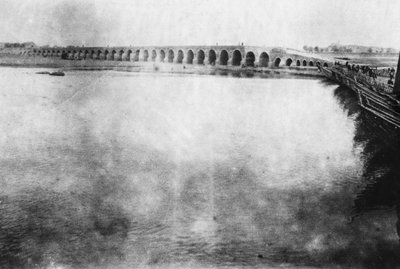 Mosul-Brücke, Mesopotamien, Erster Weltkrieg, 1918 von Unbekannt