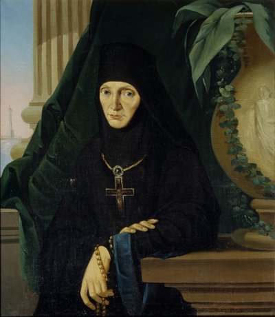 Mutter Oberin Maria Tuchkova, 1840er Jahre von Unbekannt