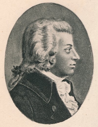 Mozart, 1895 von Unbekannt