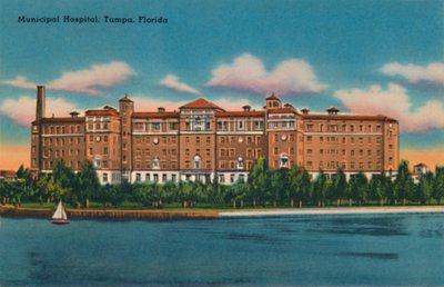 Städtisches Krankenhaus, Tampa, Florida, ca. 1940er Jahre von Unbekannt