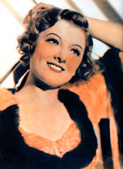 Myrna Loy, amerikanische Schauspielerin, 1934-1935 von Unbekannt