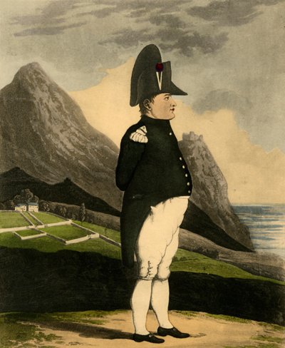 Napoleon Bonaparte, 1816 von Unbekannt