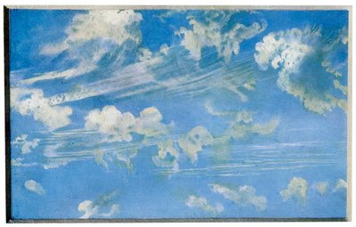 Natur: Wolkenstudie, ca. 1822 1956 von Unbekannt