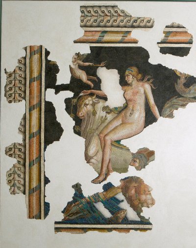 Nereide, Italien (Mosaik) von Unbekannt