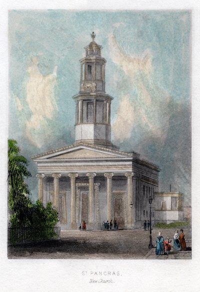 Neue Kirche, St. Pancras, London von Unbekannt