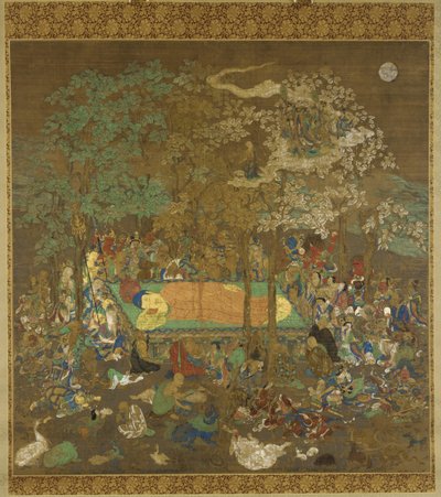 Nirvana des Buddha, frühes 14. Jahrhundert von Unbekannt