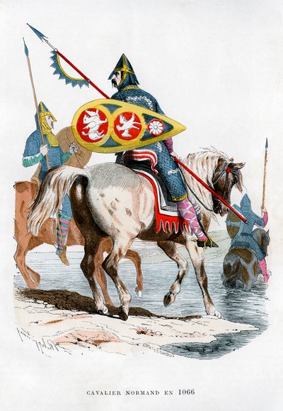 Normannische Kavallerie, 1066, 1882-1884 von Unbekannt
