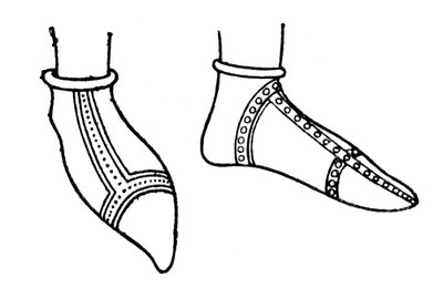 Normannische Schuhe, 1910 von Unbekannt