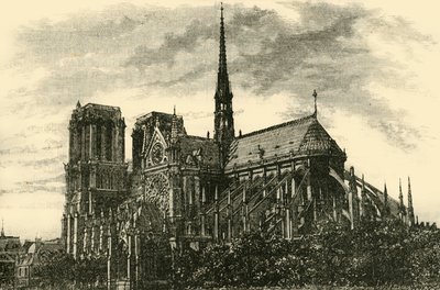 Notre Dame, 1890 von Unbekannt