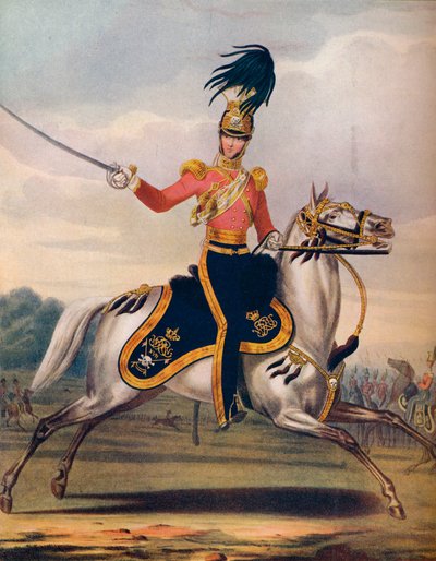 Offizier der 17. Lanzenreiter, um 1833, 1914 von Unbekannt