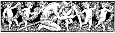Der alte Vater Zeit schärft seine Sense, 1891 von Unbekannt