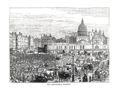 Alter Smithfield-Markt, 1878 von Unbekannt