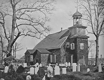 Old Swedes Kirche, Wilmington, Del, um 1897 von Unbekannt