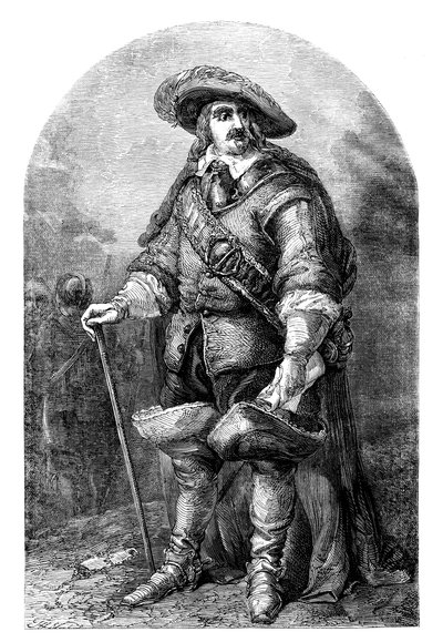 Oliver Cromwell 1599-1658 von Unbekannt