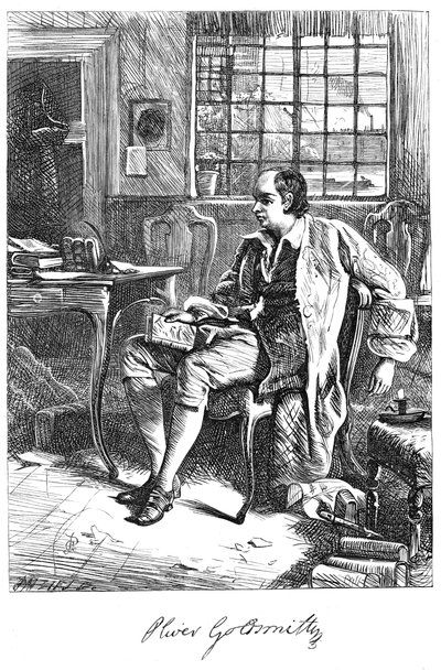 Oliver Goldsmith, Dramatiker des 18. Jahrhunderts von Unbekannt