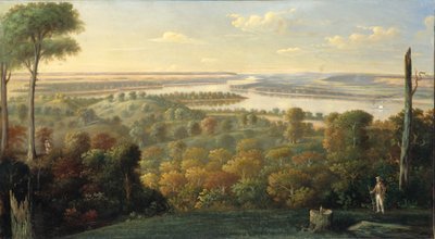 Am Ohio River, ca. 1840 von Unbekannt