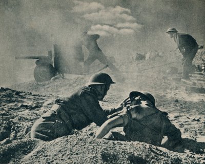 Auf der Straße nach Tripolis, ca. 1942-1944 von Unbekannt