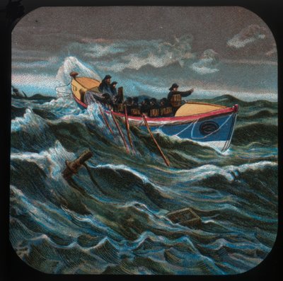 Auf dem Weg zum Wrack, um 1900 von Unbekannt