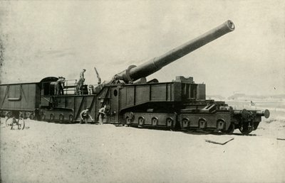 Einer der Monster-Britischen Kanonen, 1919 von Unbekannt
