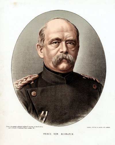 Otto von Bismarck, deutscher Staatsmann von Unbekannt