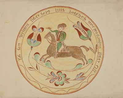 Pa. Deutscher Teller, 1935-1942 von Unbekannt
