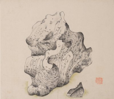 Seite aus Shi Zhu Zhai von Unbekannt