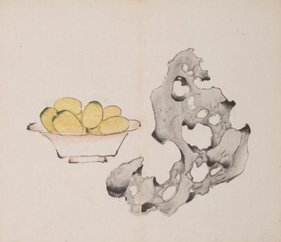 Seite aus Shi Zhu Zhai von Unbekannt