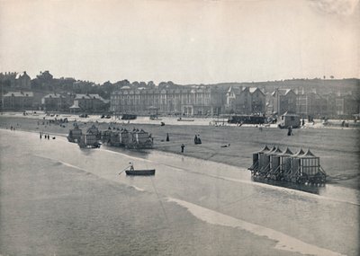 Paignton - Der Strand, von der Pier, 1895 von Unbekannt