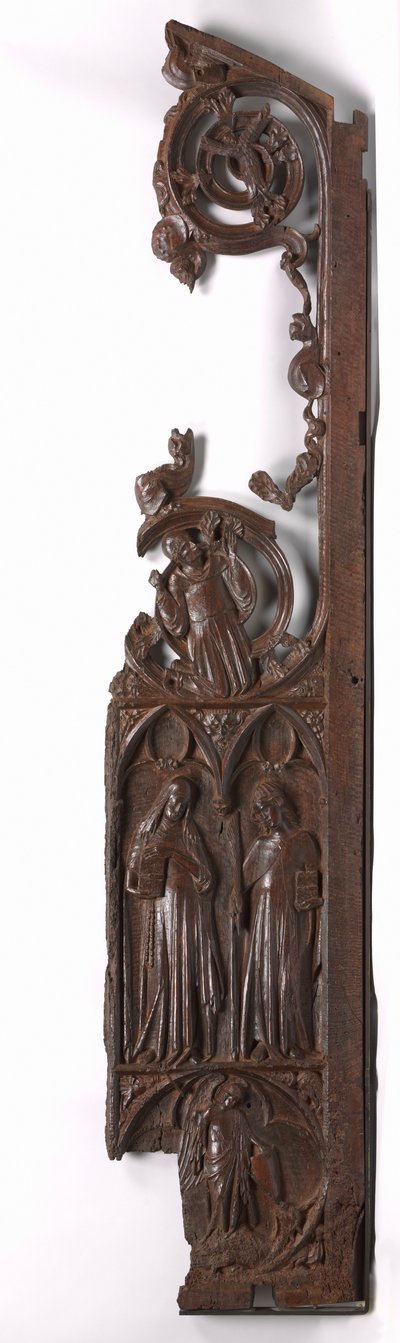 Tafel aus einem Chorgestühl, ca. 1330-1340 von Unbekannt