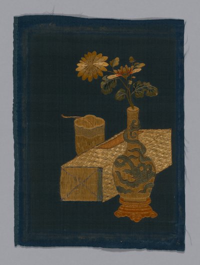 Paneelstück, China, Qing-Dynastie 1644-1911, 1800-1850 von Unbekannt