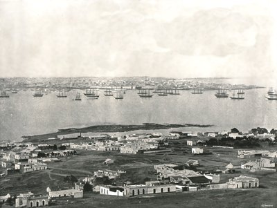 Panorama vom Hügel, Montevideo, Uruguay, 1895 von Unbekannt