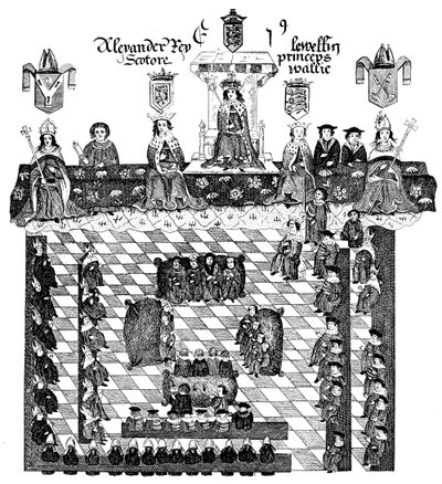 Parlament von Edward I., 13. Jahrhundert, um 1905 von Unbekannt