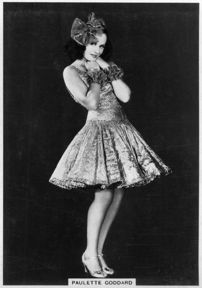 Paulette Goddard, amerikanische Film- und Theaterschauspielerin, 1938 von Unbekannt