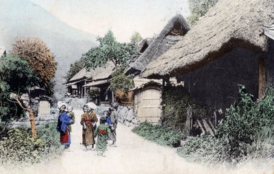 Bauernhäuser, Japan, 20. Jahrhundert von Unbekannt