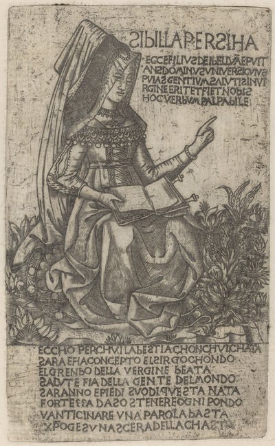 Persische Sibylle, frühes 15. Jahrhundert von Unbekannt