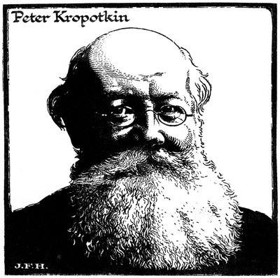 Peter Kropotkin, russischer Anarchist, um 1920 von Unbekannt