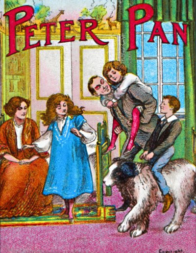 Peter Pan - Die Darlings zu Hause, ca. 1905 von Unbekannt