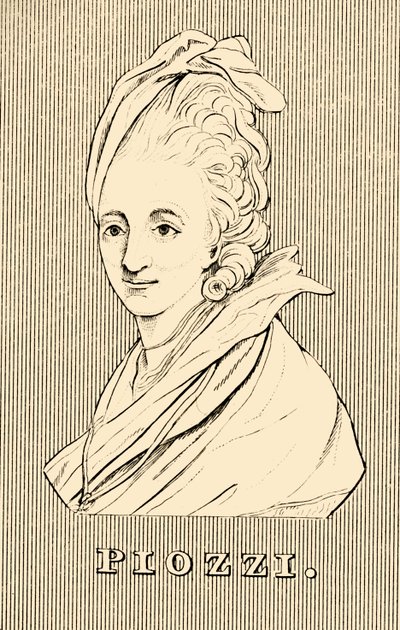 Piozzi, 1741-1821, 1830 von Unbekannt