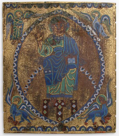 Plakette von Christus in Majestät, Französisch, 12.-13. Jahrhundert von Unbekannt